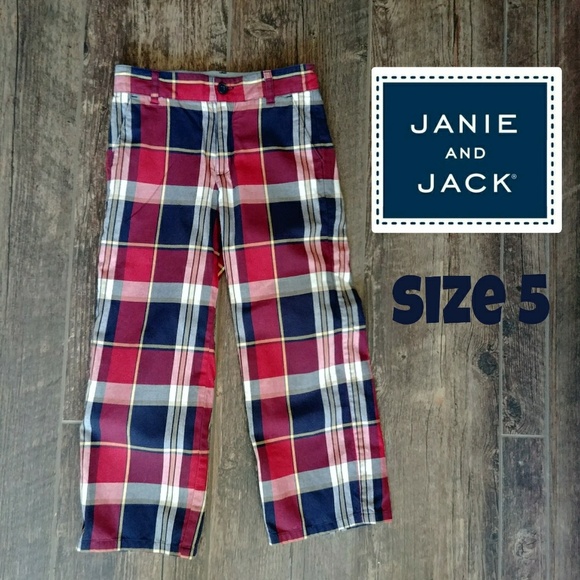 Janie and Jack Other - Janie and Jack sz. 5 boys plaid trouser